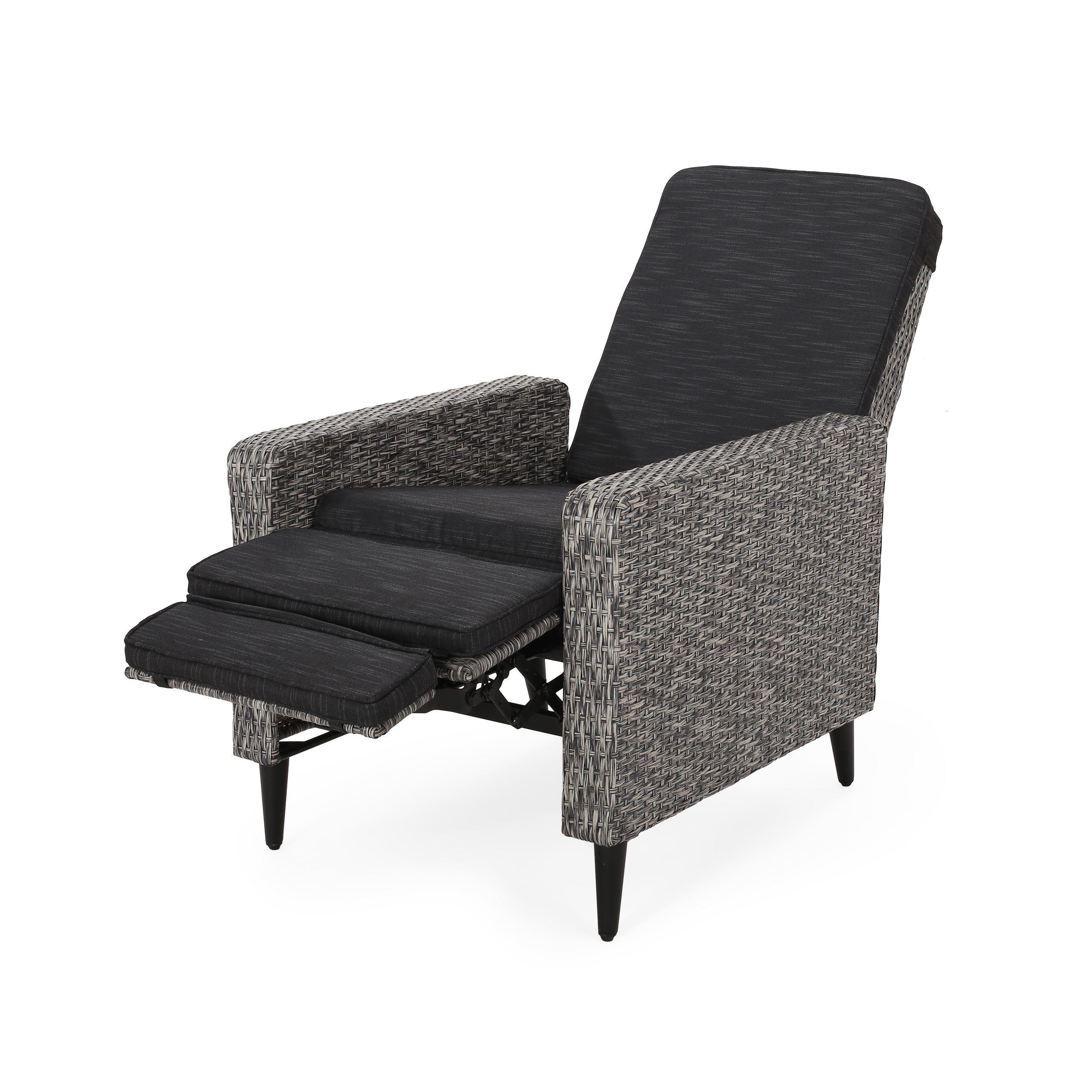 Fircrest Outdoor Wicker Recliner