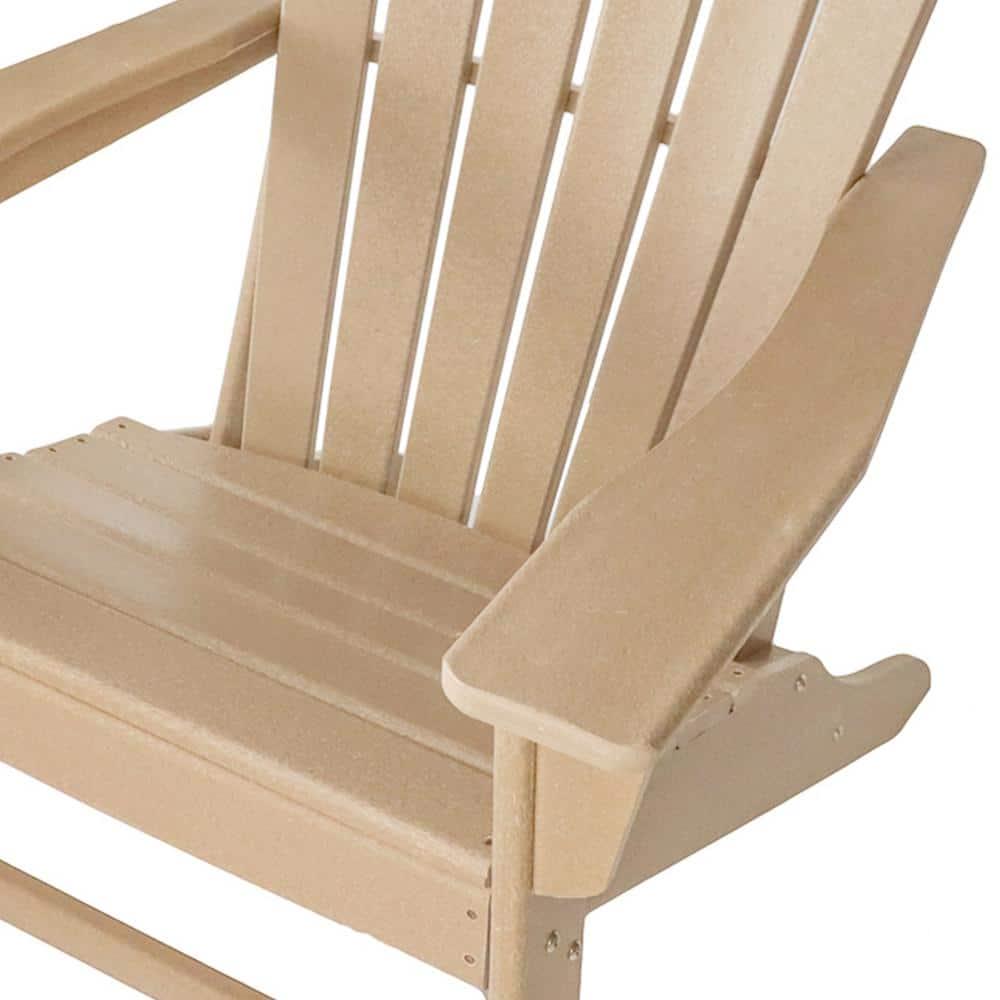 UPLAND Brown Composite Adirondack Chair