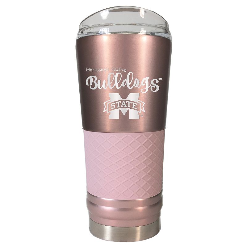 Mississippi State Bulldogs 24-Ounce Draft Rose Gold Tumbler