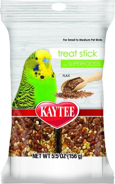 Kaytee Avian Superfood Treat Stick Flax Bird Treat， 5.5-oz bag