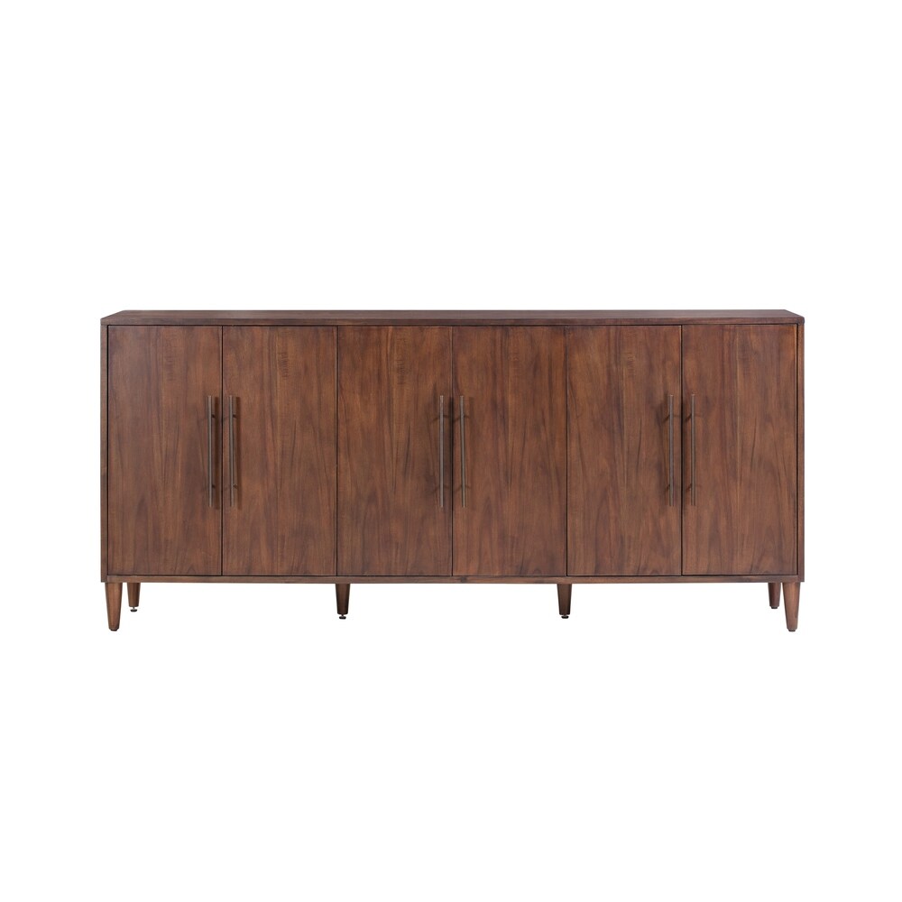 Parkway 6 door Acacia Sideboard   74x16x34\