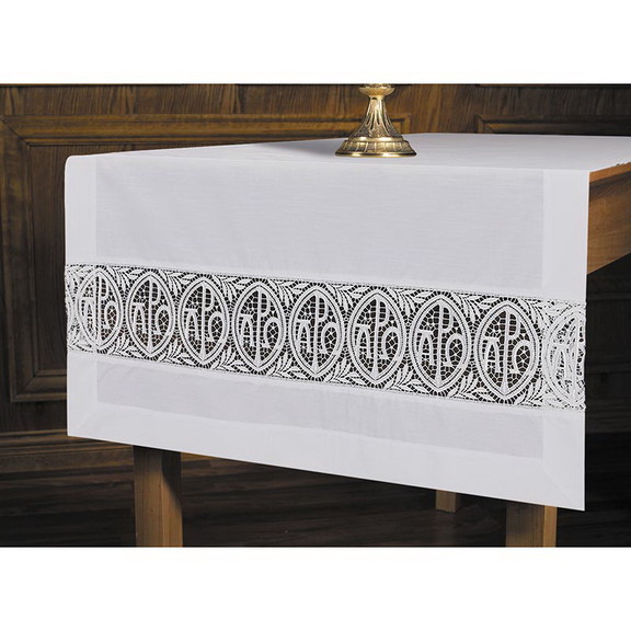 RJ Toomey L5058 Alpha   Omega Lace Insert Altar Cl...