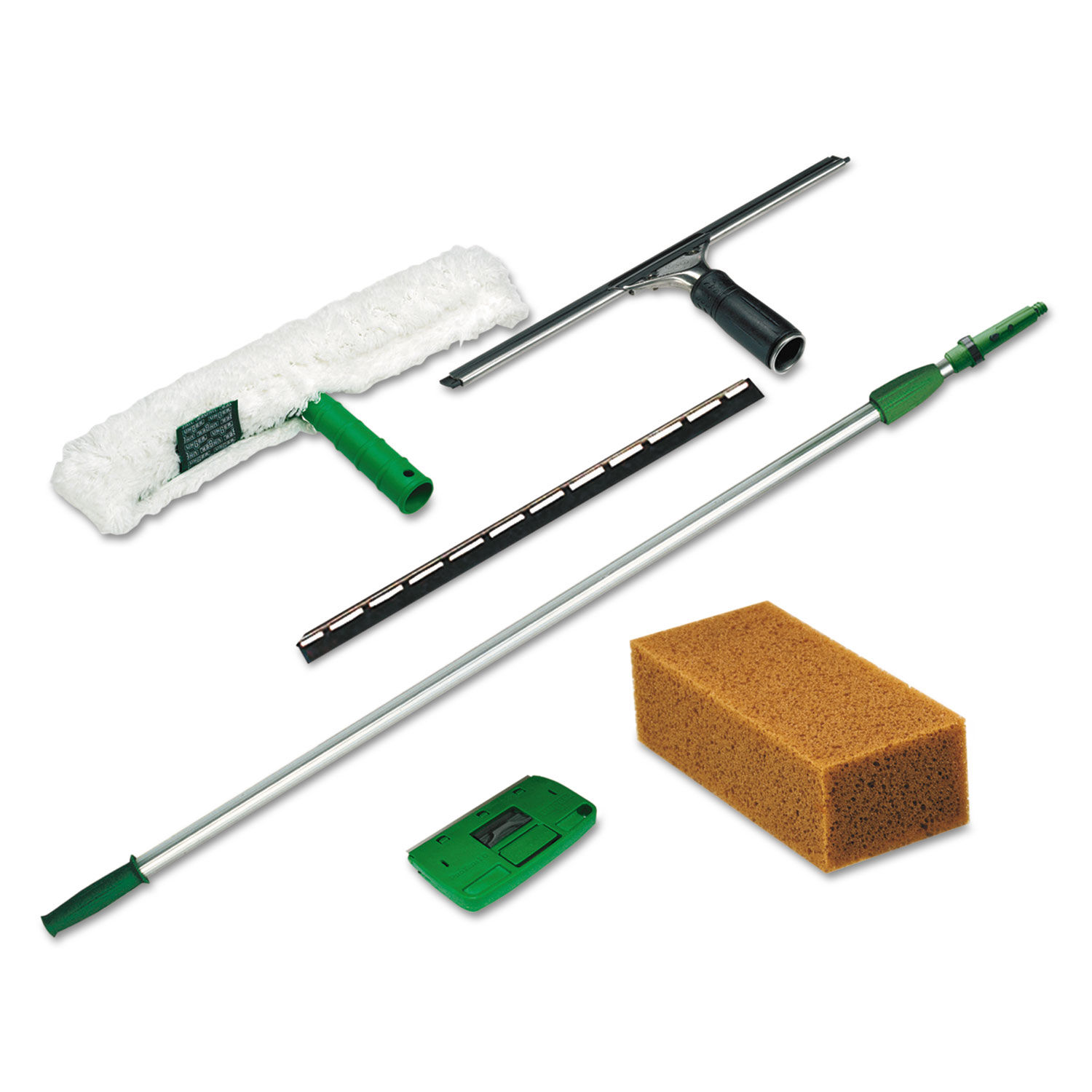 Pro Window Cleaning Kit with 8 ft Pole by Ungerandreg; UNGPWK00