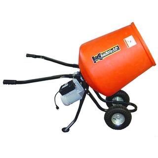 Kushlan 3.5 cu. ft. 12 HP 120-Volt Motor Direct Drive Low Profile Cement Mixer KPRO-350DD