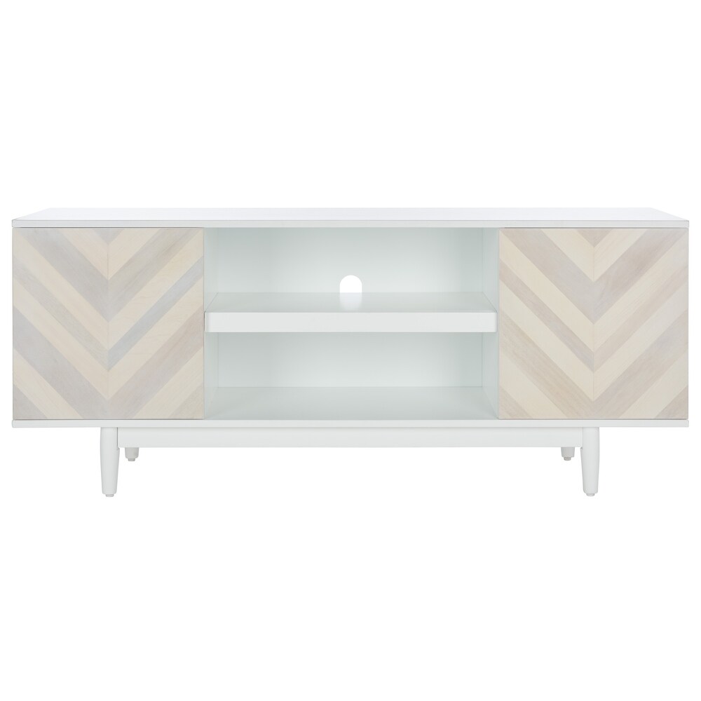 SAFAVIEH Tay 3 Shelf Patterned Media Stand   54\