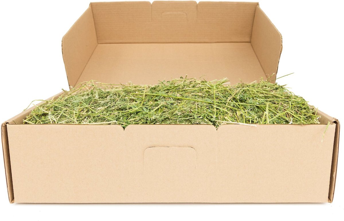 BM Hay Alfalfa Hay Small Pet Food， 8-lb box