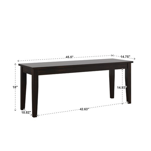 Wilmington II Wood Dining Bench by iNSPIRE Q Classic