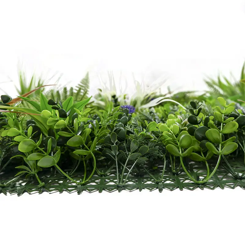 artificial plant wall  outdoor grass wall green grass background wall uv protection flame retardant anti UV