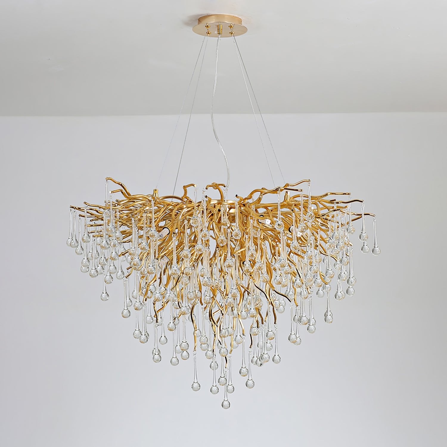 Teardrop Crystal Chandelier