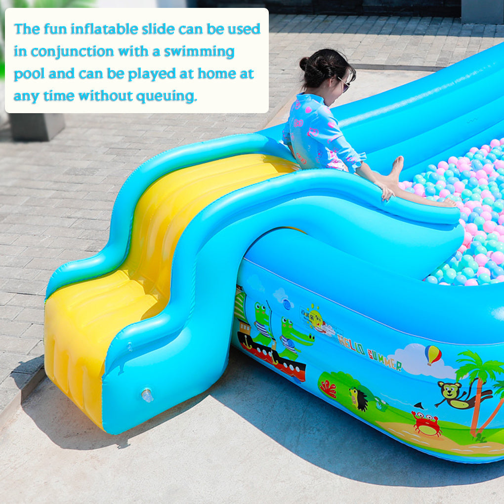 1111Fourone Water Slide Pool Party Kids Inflatable Slide Indoor Outdoor Children Water Playing Toy