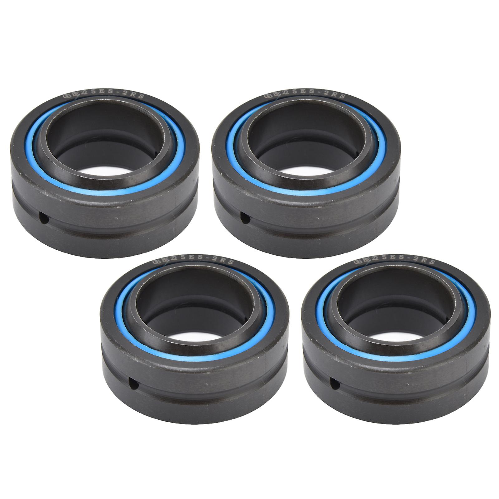 4pcs Spherical Bearing Plain Radial Deep Grooved Ball Accessory Set Kit For Equipmentge25es-2rs