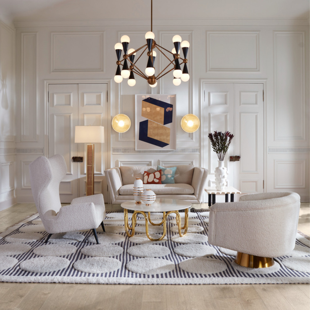 Bacharach Swivel Chair   Modern   Armchairs And Accent Chairs   by Jonathan Adler  Houzz