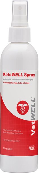 VetWELL KetoWell Antiseptic Dog， Cat and Horse Spray