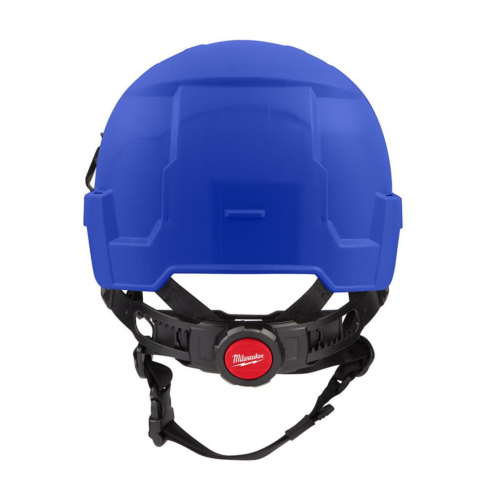 Milwaukee Blue Helmet with BOLT Class E