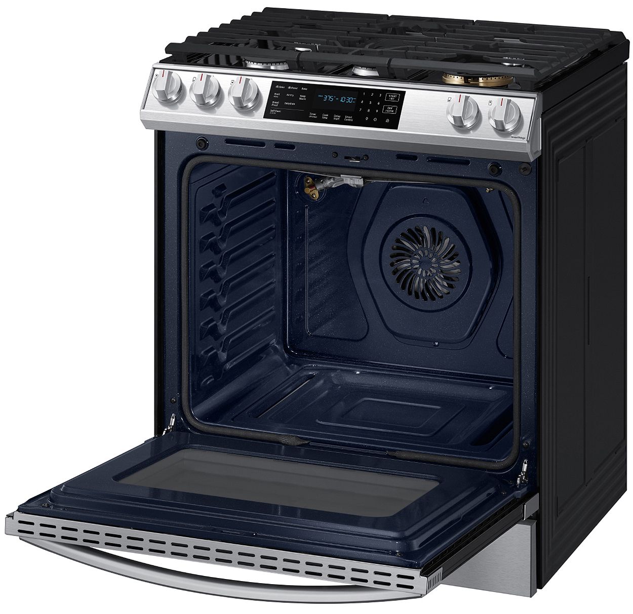  ADA 6 Cu. Ft. Fingerprint Resistant Stainless Steel Front Control Slide-In Gas Range With Air Fry