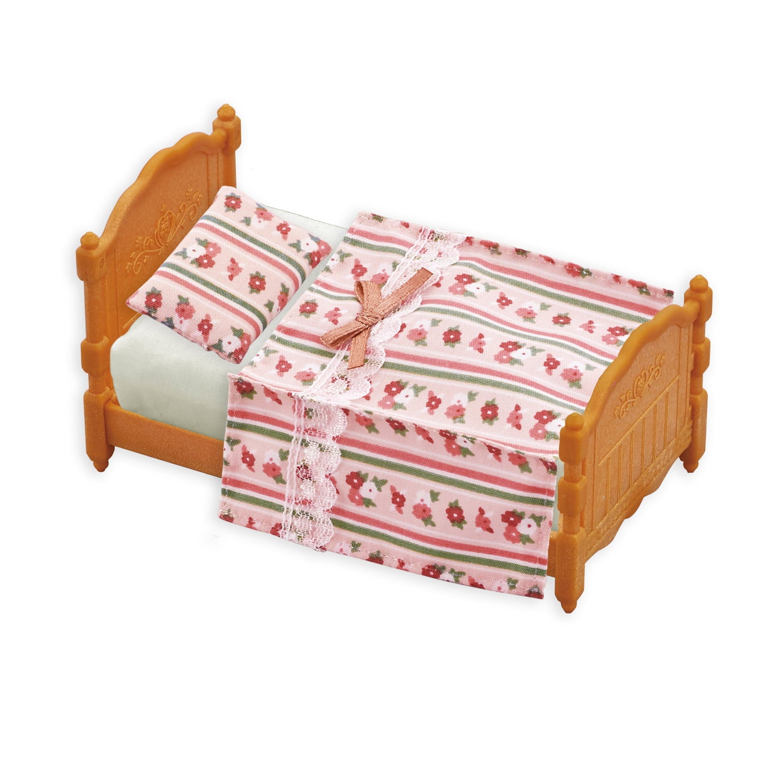 Calico Critters Bed & Comforter Set, Dollhouse Furniture and Accessories