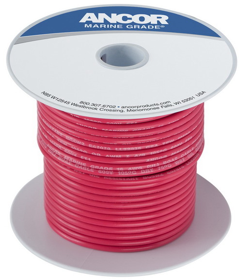 Ancor 106810 Wire 100'  12 Red Tinned Copper