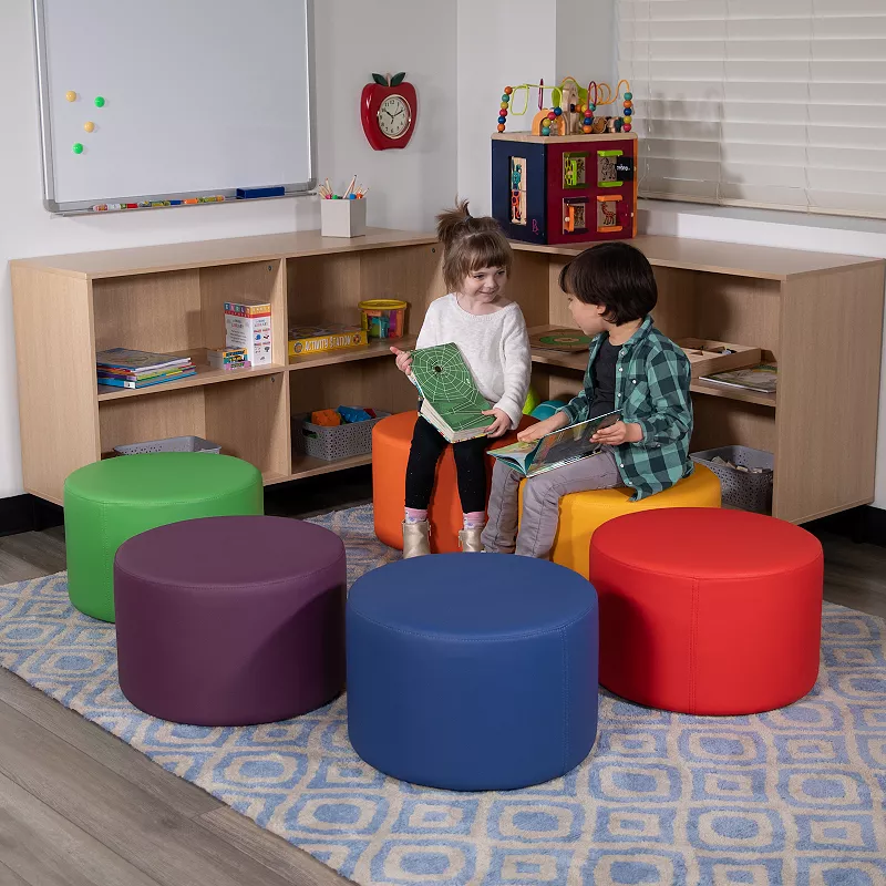 Emma and Oliver Soft Seating Flexible Circle for Classrooms - 12 Seat Height