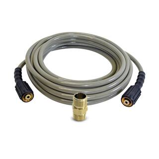 SIMPSON MorFlex 14 in. x 25 ft. ReplacementExtension Hose with M22 Connections for 3300 PSI Cold Water Pressure Washers 40224