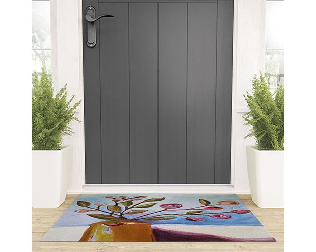 Laura Fedorowicz Realization Looped Vinyl Welcome Mat Society6