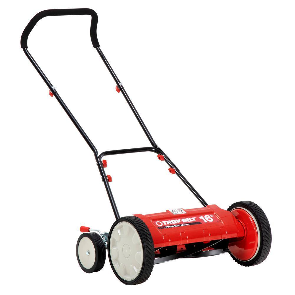 Troy-Bilt 16 in. Manual Walk Behind Reel Lawn Mower TB16R