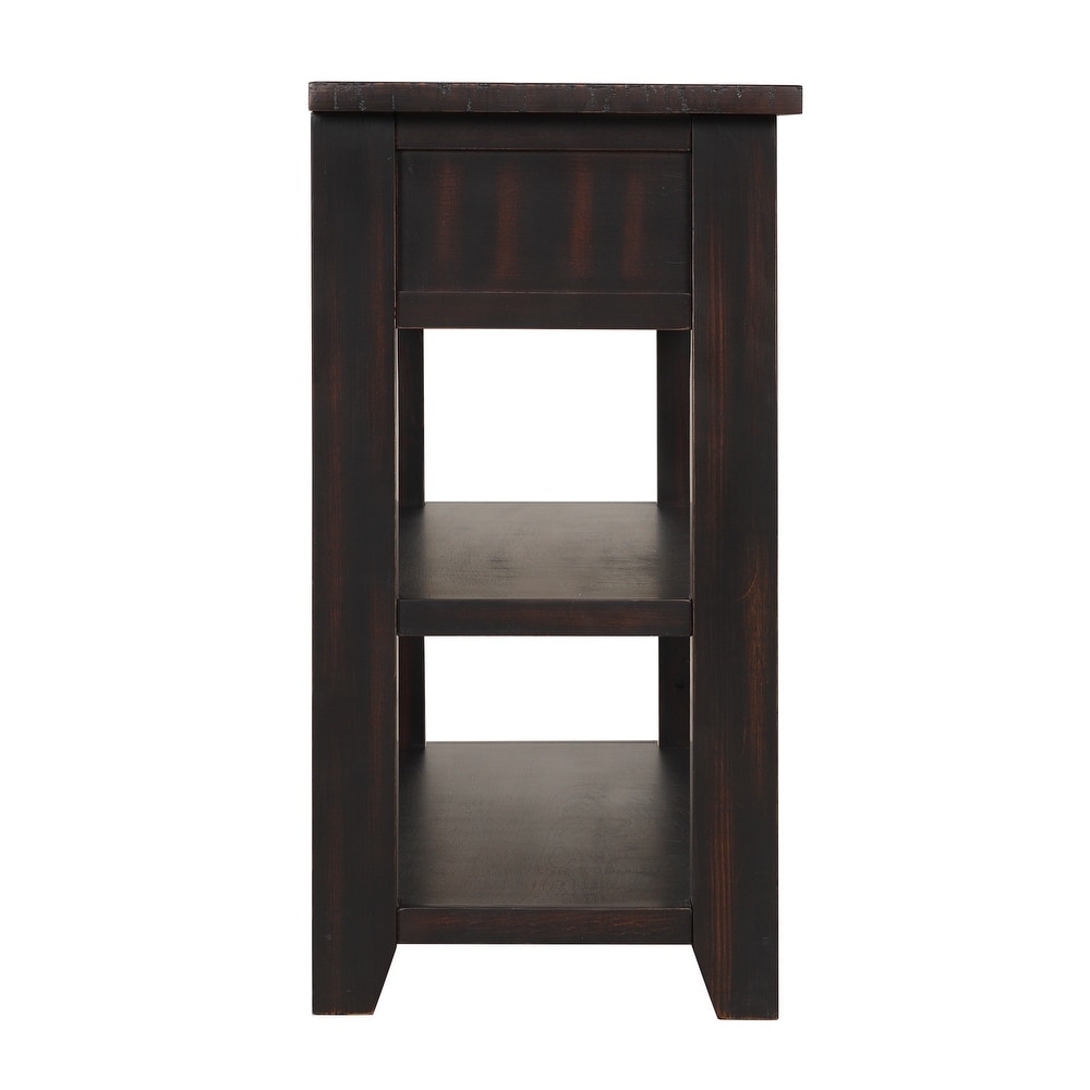 Solid Wood Top Console Table