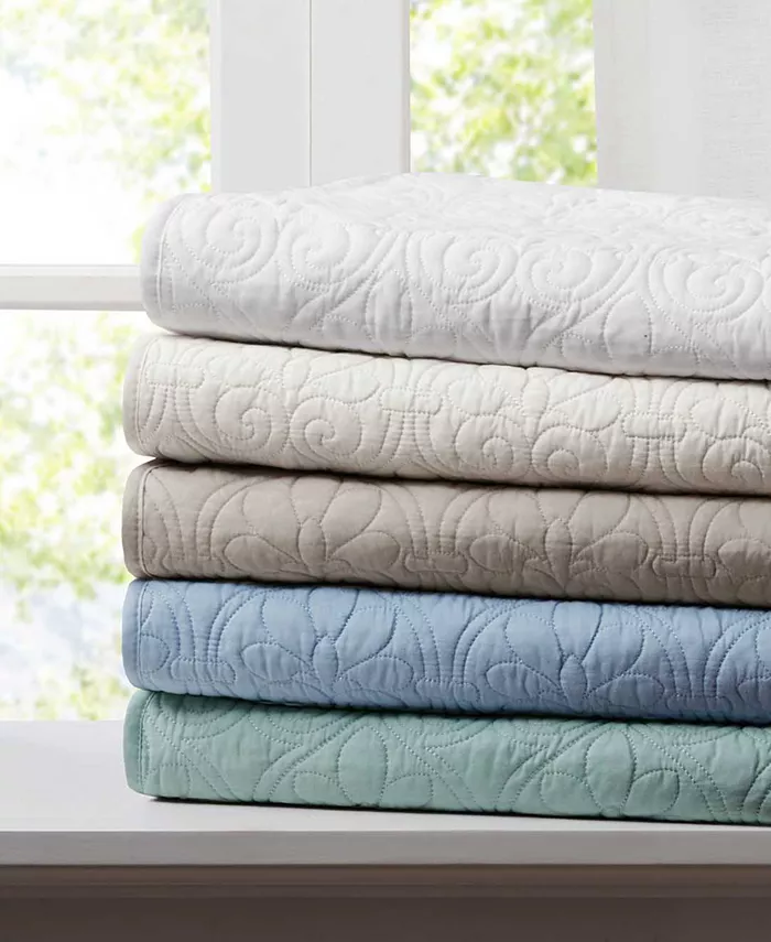 Madison Park Quebec Quilted Throw， 60