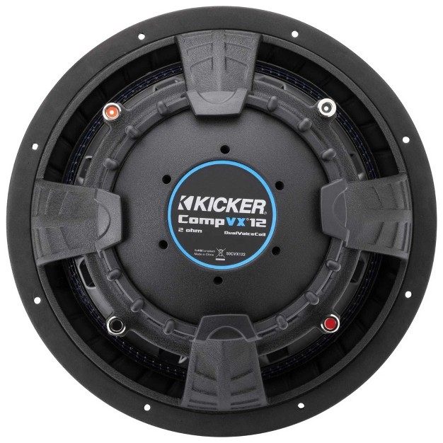 Kicker 50cvx122 Compvx 12 inch Subwoofer Dual 2 ohm