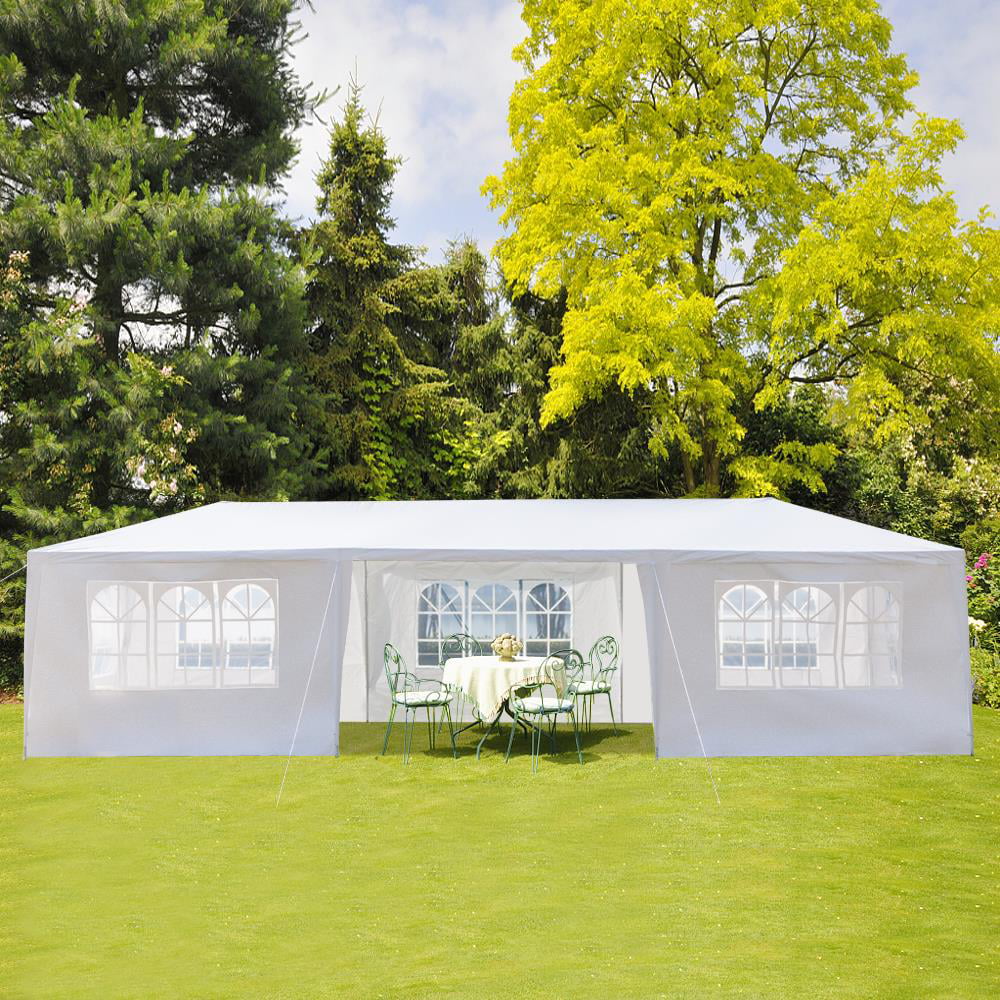 Ktaxon 10'x30' Outdoor Gazebo Canopy Wedding Party Tent, Sun Shelter with 7 Removable Sidewalls