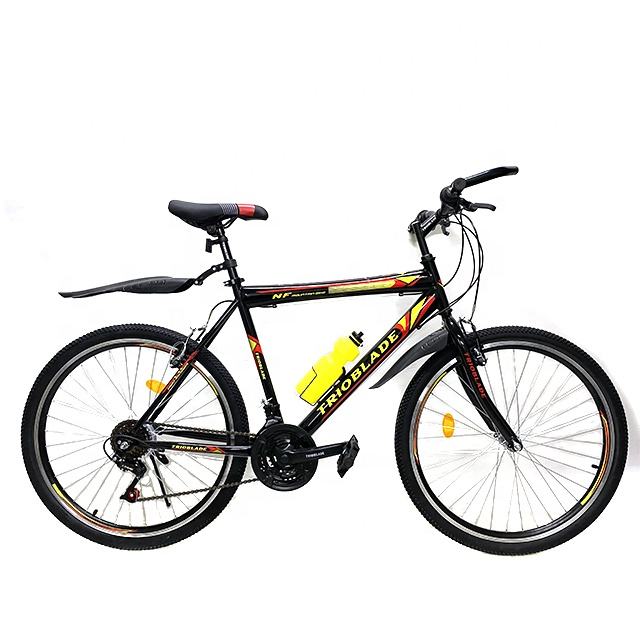 26 Inch 21 speed Double disc steel or aluminium alloy mountain bike male and female suspension cycling Bicycle