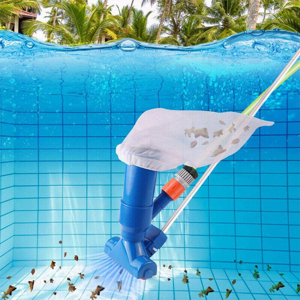 Afoxsos Swimming Pool and Spa Pond Fountain Vacuum Brush Cleaner Vacuum Heads Cleaning Tool Kit HDMX232