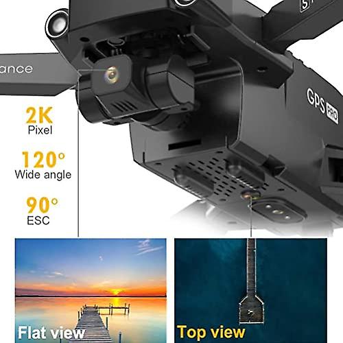 Drones With Camera For Adults 4k， Gps Quadcopter With Brushless Motor， Foldable Fpv Gps Drones， Drones With 3-axis Gimbal， 5ghz Fpv Transmission， With