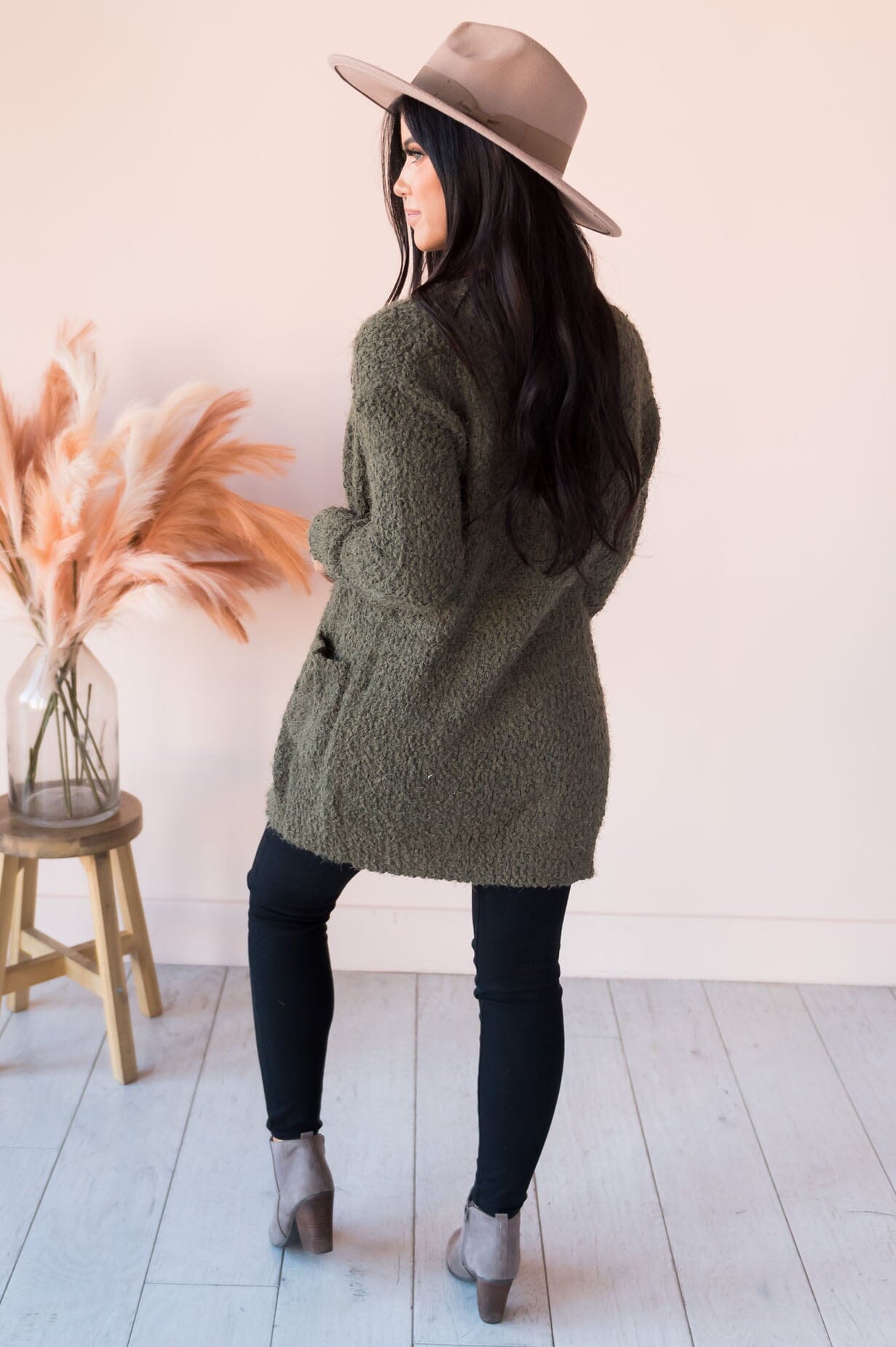 Soft & Cuddly Modest Sweater Cardigan