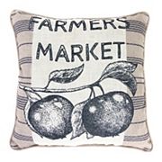 Jordan Manufacturing Printed Cow， Pig， Rooster Decorative Throw Pillow