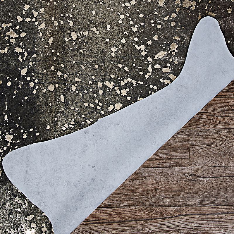 Couristan Chalet Moonstruck Cowhide Leather Area Rug