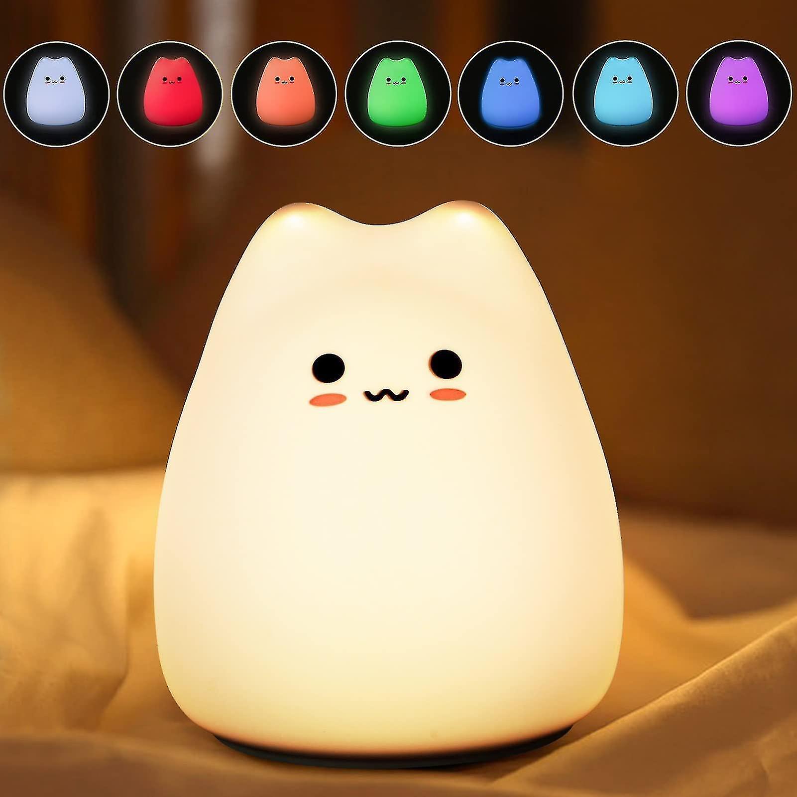 Led Night Light For Kids， Cute Nursery Color Changing Kids Night Light