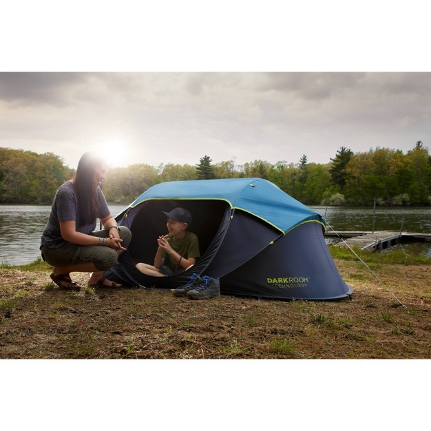 Coleman Pop Up 2 Person Dark Room Camping Tent