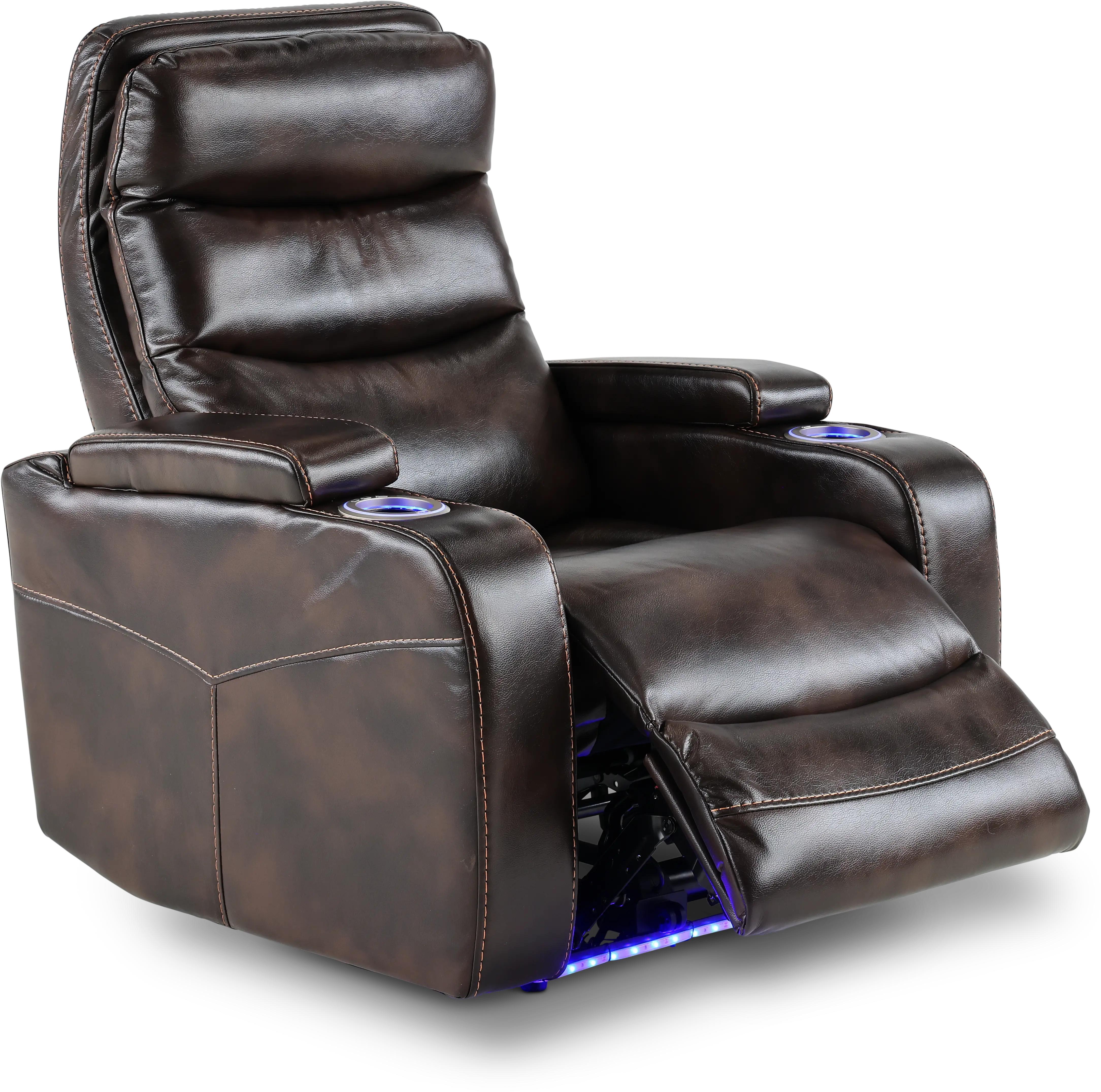 Cinema Brown Power Home Theater Recliner