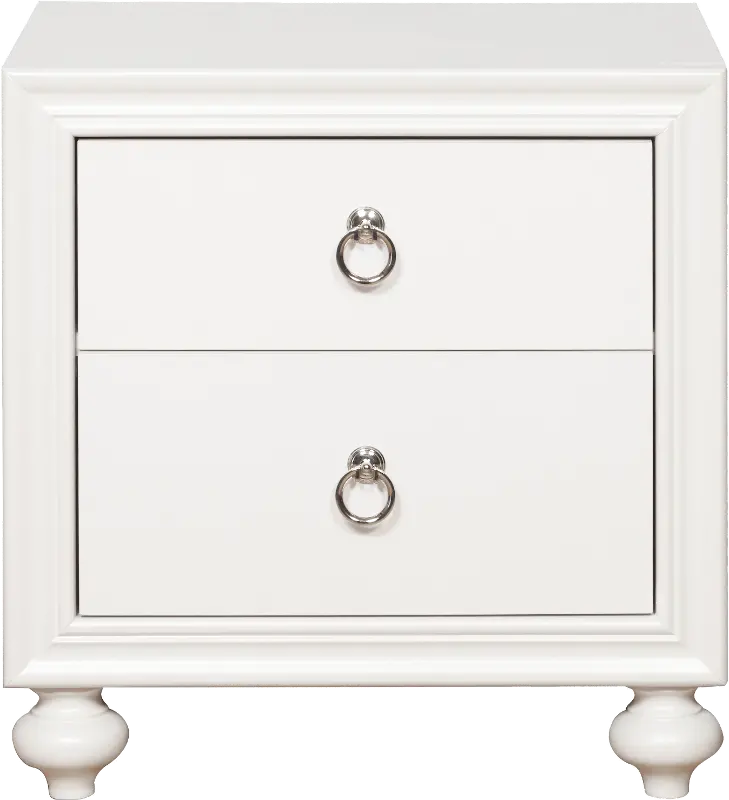 Bella White Nightstand