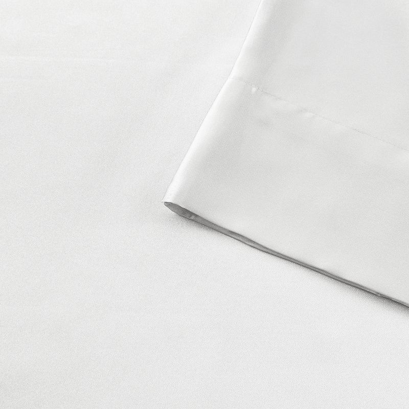 Madison Park Essentials Satin Luxury Solid Sheet Set and Pillowcases