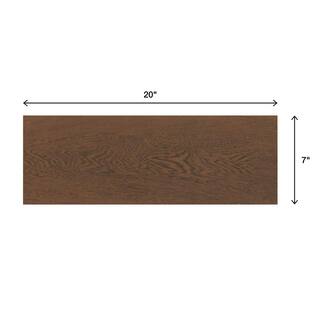 TrafficMaster Glenwood Cherry 7 in. x 20 in. Ceramic Floor and Wall Tile (392.04 sq. ft.  pallet) GW08720HDPL1P2