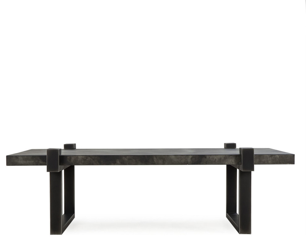 Donald Coffee Table   Industrial   Coffee Tables   by Peachtree Fine Furniture  Houzz