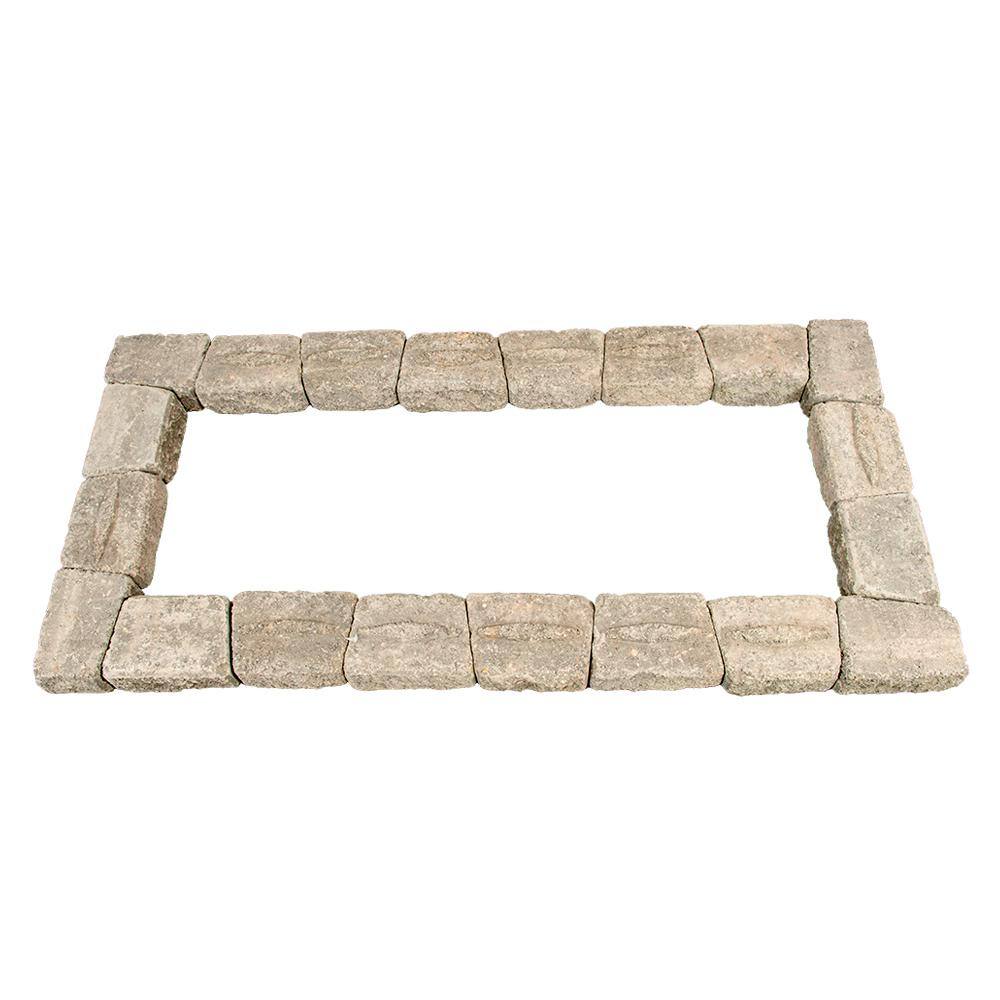 Mutual Materials StackStone 83 in. x 39 in. x 12 in. Cascade Blend Concrete Raised Garden Bed MS8339RRG191
