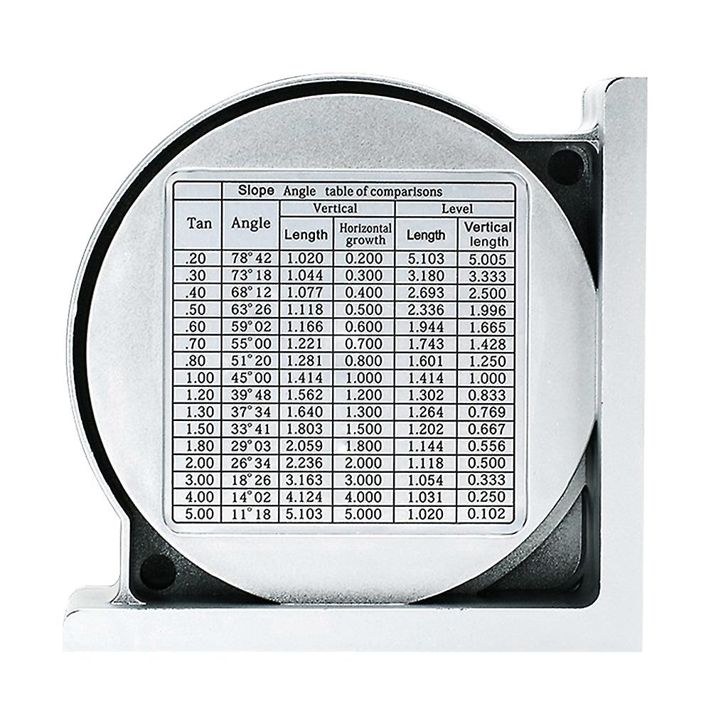 Magnetic Angle Finder Locator Mini Inclinometer Measurement Tool Protractor Tilt Level Meter Dual Level Bubble Back Comparison Table No.236589