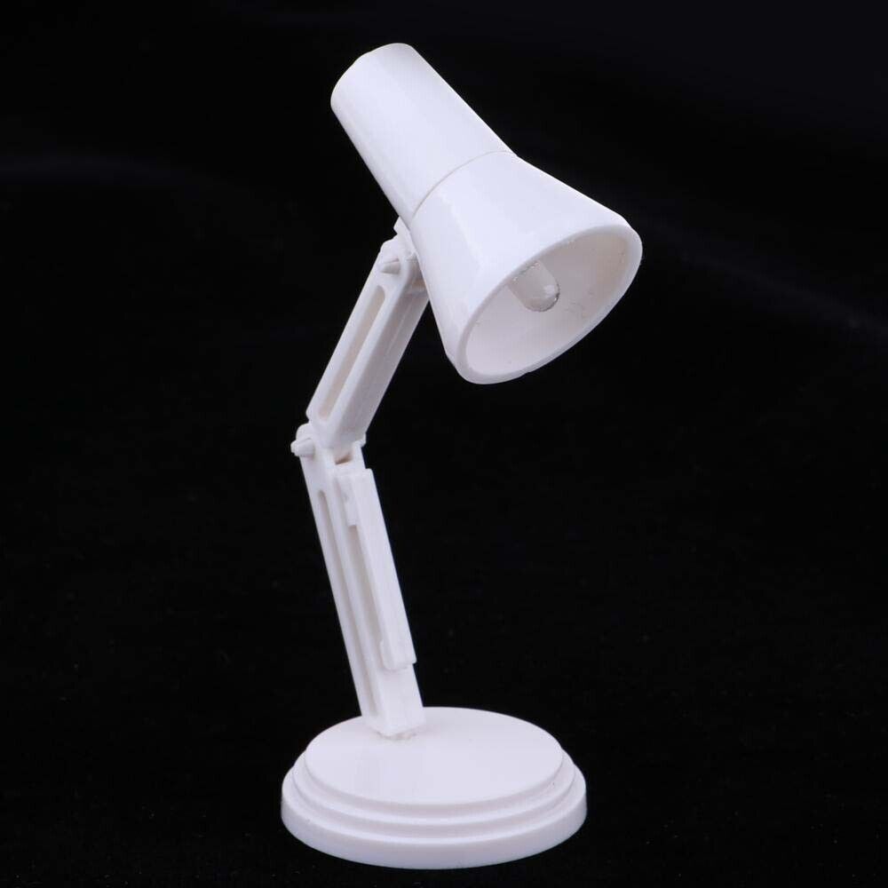 LED Desk table Lamp Light Furniture Dollhouse Miniature Toys Accessory 1/6 Scale