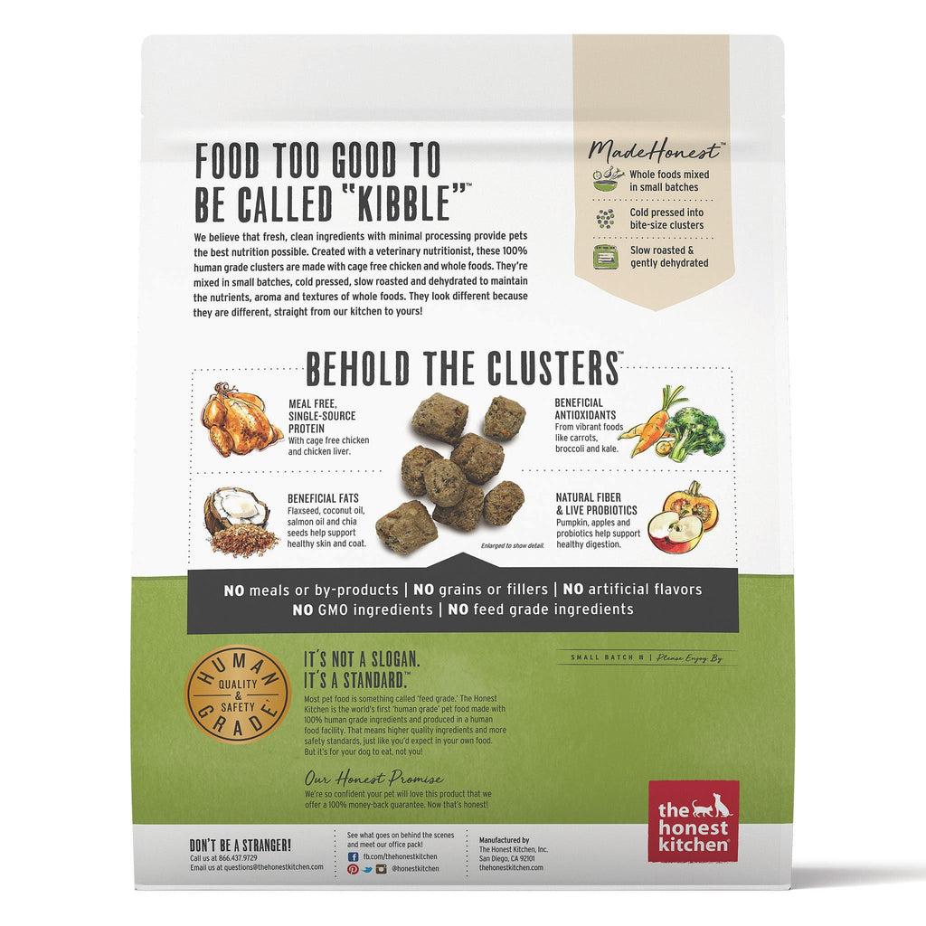 The Honest Kitchen Grain-Free Chicken Whole Food Clusters Dog Food