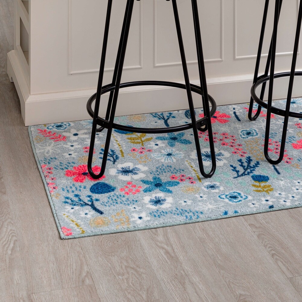 Mohawk Home Whimsy Floral Kitchen Mat