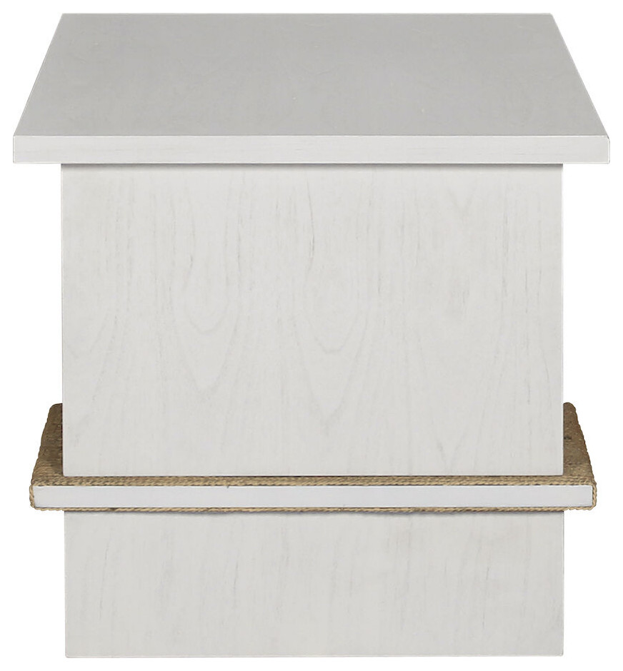 Riverview Accent Table White   Beach Style   Side Tables And End Tables   by ELK Group International  Houzz