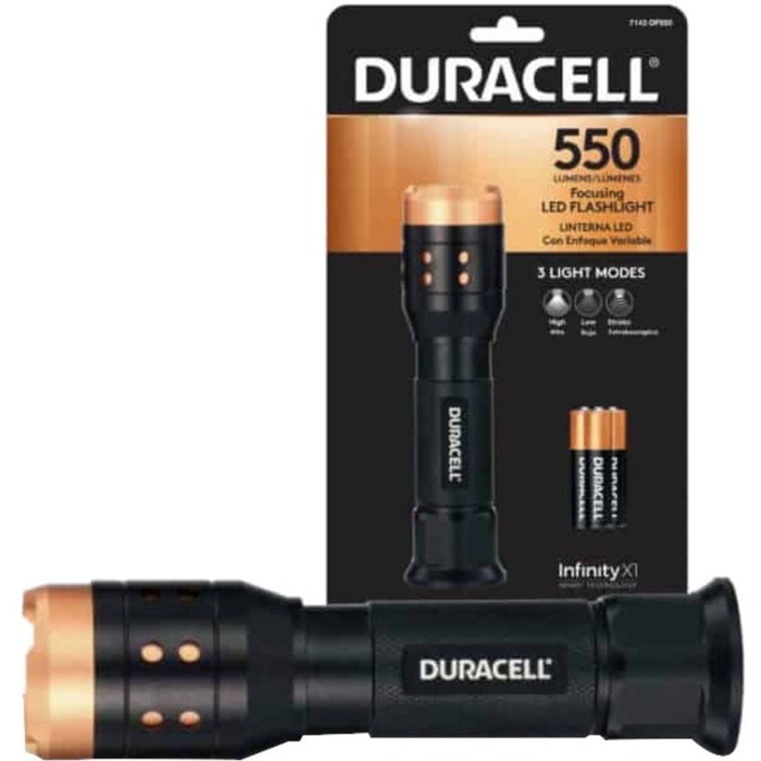 Aluminum Focusing LED Flashlight by Duracell Inc. DUR7142DF550