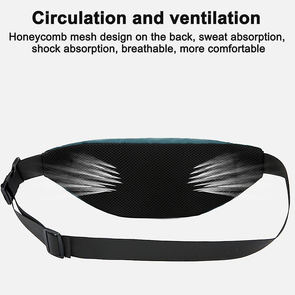 Waist Bag For Menwomen Waterproof Bag With Adjustable Strap For Workout Traveling Casual Running.